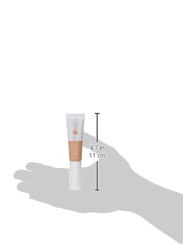 FLOWER BEAUTY By Drew Barrymore Get Real Serum Concealer - Brightens Skin + Blurs Blemishes - Hydrating Serum- Medium Honey-BrightBean Baby