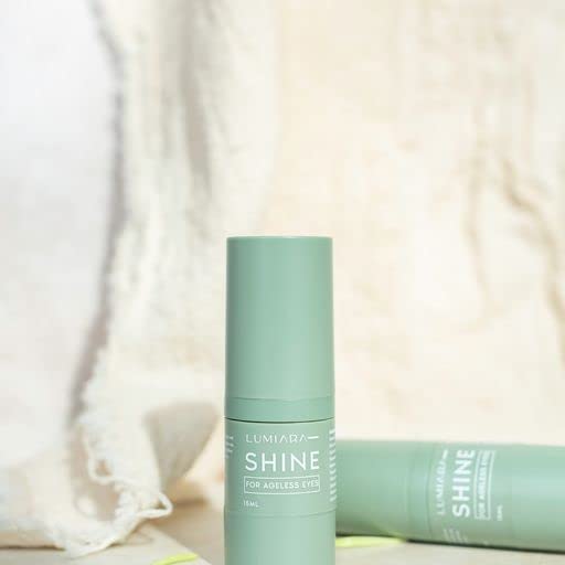 Lumiara Shine Anti Aging Eye Serum - Hydrating and Brightening Serum For All Ages & Skin Types - Organic, Paraben Free, Cruelty Free & Plant Based Wrinkle Reduction - Made In The USA - 15 ml-BrightBean Baby
