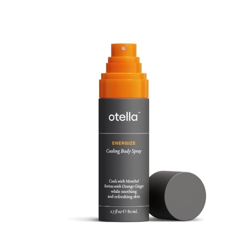 Cooling Body Spray with Menthol and Aromatherapy Orange Ginger Scent to Help You Energize, 2.7 oz. | Anytime Immediate Heat Relief | TSA Approved | Gluten Free | Vegan | Paraben Free