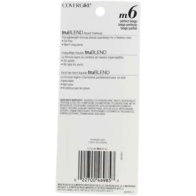 Covergirl Trublend Liquid Makeup, Perfect Beige, 5 Ounce-BrightBean Baby