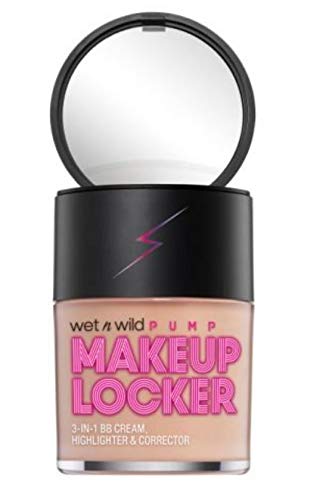wet n wild Makeup Locker- 3-In-1 Sheer BB Cream, Highlighter & Corrector (174 Light)-BrightBean Baby