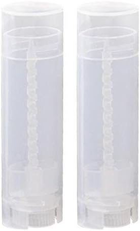 10PCS 4.5g/4.5ml Empty DIY Lip Tubes Holder Containers Vial Refillable PP Plastic Deodorant Crayon Travel Tube Pipe Bottle Lip Gloss Case DIY Lip Balm Gifts For Women Lady Girls(Transparent)-BrightBean Baby