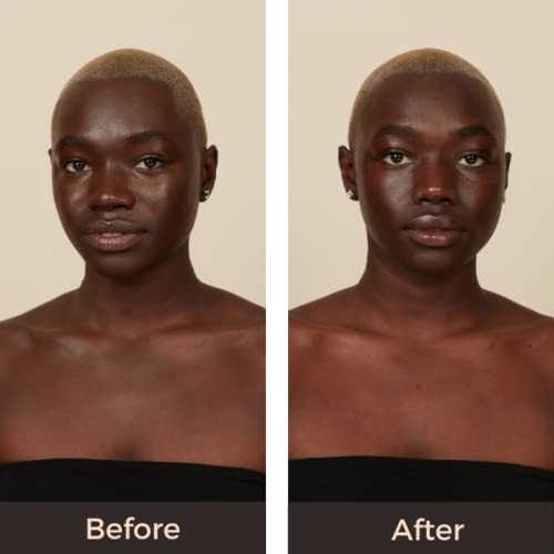 Monika Blunder Beauty - All-In-One Foundation/Concealer, Deep Dark Neutral/Warm Undertones, 10 - Zehn, 0.62 oz-BrightBean Baby