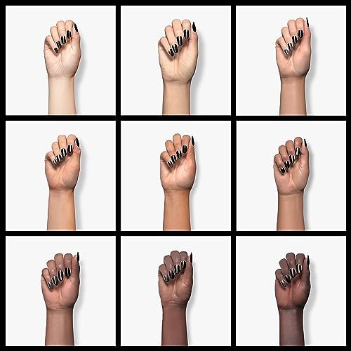 Beetles Black Halloween Gel Polish 2Pcs Pure Black Gel Nail Polish Set 15ml Dark Base Color Soak Off Uv Nail Lamp Art Manicure DIY Design Gift for Women Long Nights Collection-BrightBean Baby