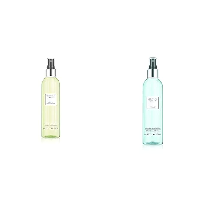 Vera Wang Embrace Body Mist Spray for Women, Green Tea & Pear Blossom, 8 Fluid Oz with Periwinkle and Iris Scent, 8 Ounce Body Mist Spray Passionate-BrightBean Baby