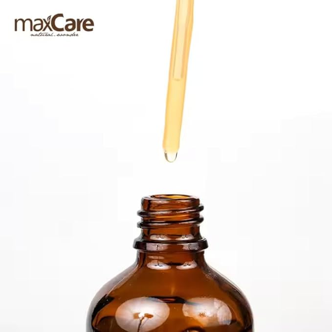 MaxCare Moroccan Argan Oil Hair Serum – Color Protect & Nourishing Treatment for Frizz Control, Shine & Heat Protection, 100ml – Lightweight, Non-Greasy, Sulfate-Free-BrightBean Baby