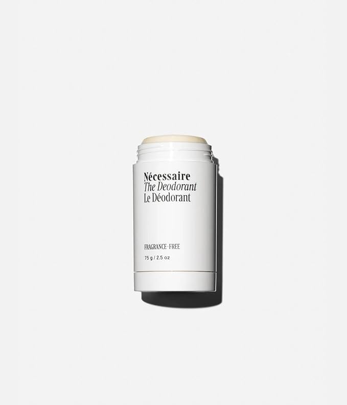 Nécessaire The Deodorant Fragrance-Free | Natural Aluminum Free Deodorant For Women & Men. Extra Strength Treatment with Mandelic Acid. Free of Baking Soda, Ozokerite & Parabens (75 g/2.5 oz)