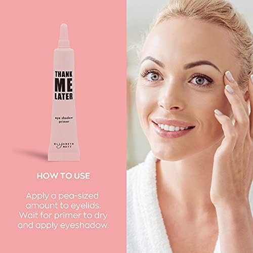Elizabeth Mott Thank Me Later Face & Eye Primer – Long-Lasting Matte Makeup Base, Pore Minimizer, Oil & Shine Control, Wrinkle Blurring, Crease Prevention, Smooth Finish for All-Day Wear – 10g & 30g-BrightBean Baby