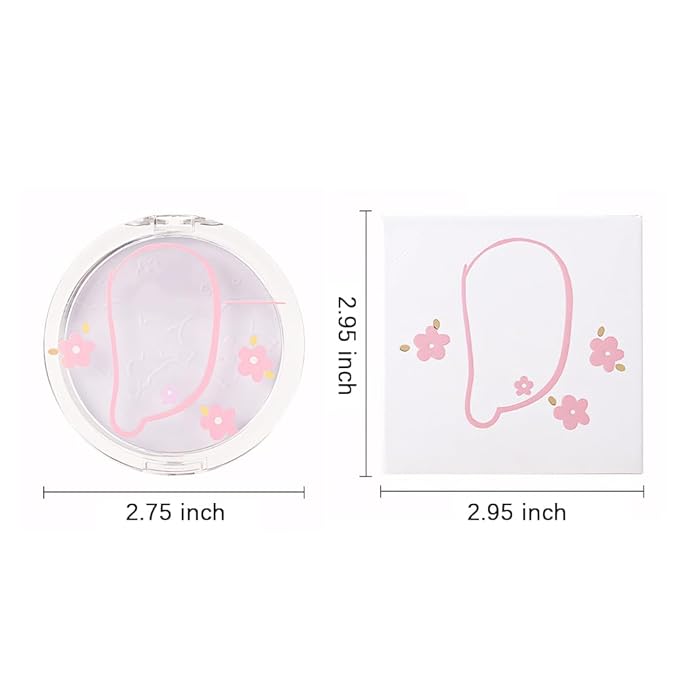 Face Oil Control Pressed Setting Powder-Clarifying Finishing Powder,Waterproof Long Lasting Translucent Powder Setting Powder Makeup,Blurs Fine Lines&Imperfections,Suitable for All-Day Use-BrightBean Baby