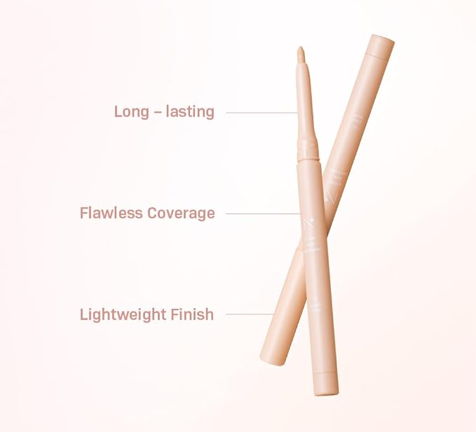 Under Eye Highlighter Pencil (01 warm) | Nobev Under Eye Concealer Pencil for Flawless Coverage | Korean Aegyo Sal Highlighter-BrightBean Baby
