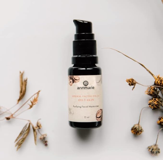 Annmarie Herbal Facial Oil for Oily Skin 0.5 Fl Oz (Pack of 1)-BrightBean Baby