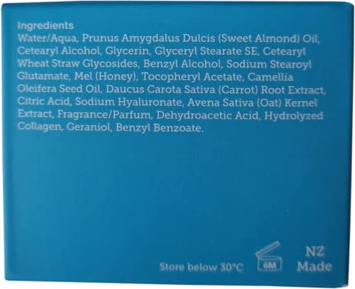 Manuka Lane Hyaluronic Acid Day Cream for Face and Neck with Oat Kernel Extract, Camellia Seed Oil & Sweet Almond Oil | Plant Based Formula | Carefully formulated to keep your skin young and healthy!-BrightBean Baby