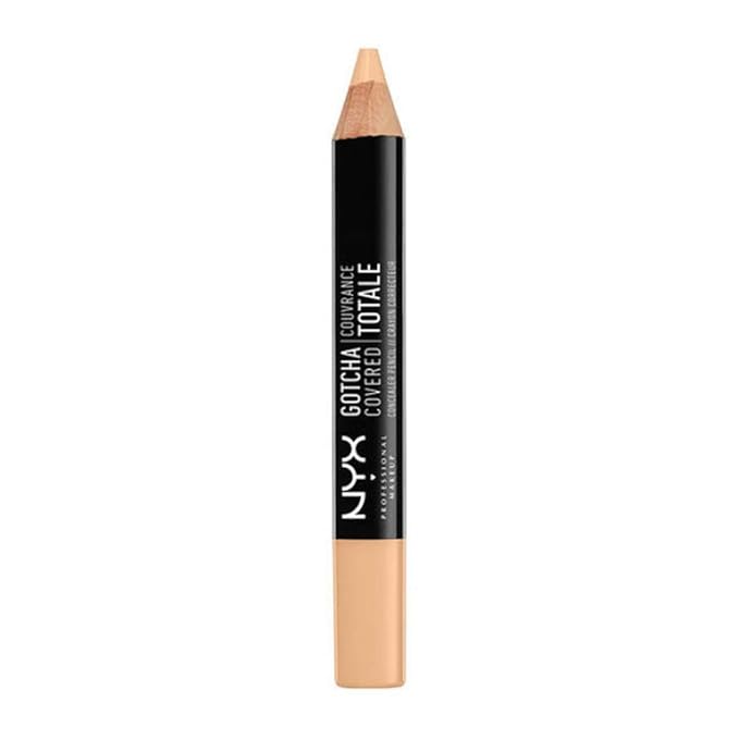 NYX Professional Makeup Gotcha Covered Concealer Pen, Light, 0.04 Ounce-BrightBean Baby