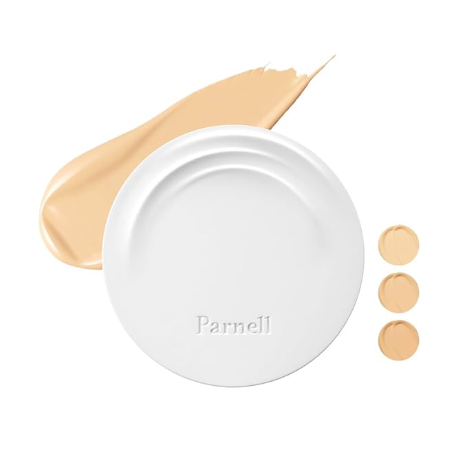 Parnell Cicamanu Serum Cushion - Moisturizing Foundation for Soothing, Coverage, Glass Skin and Lightweight for Sensitive and Dry Skin Pearl Skin (0.52 Fl Oz) (#24 Sand Beige)-BrightBean Baby