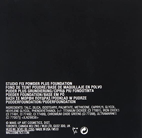 M.A.C Studio Fix Powder Plus Foundation NC55, 0.52 Ounce-BrightBean Baby