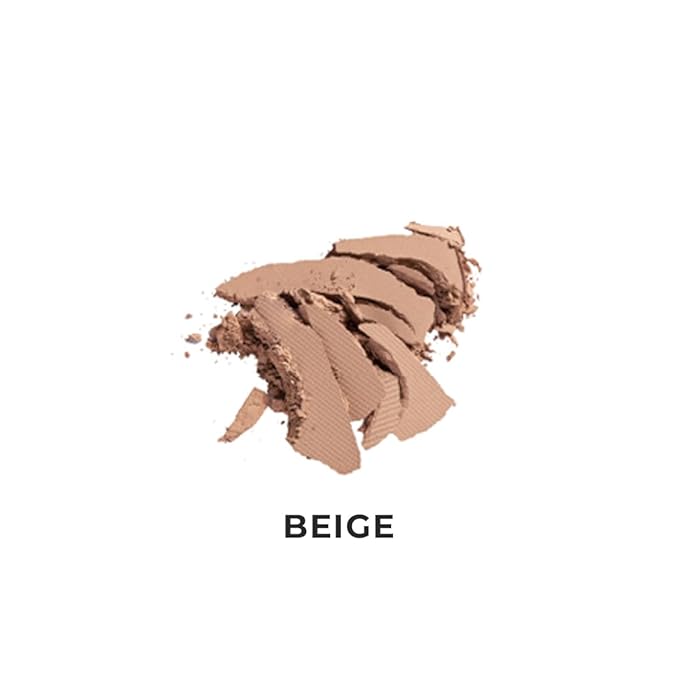 Lamel Stay Matte Compact Powder - Light Natural Coverage - Universal Neutral Undertone - Cruelty Free - Beige - N.404-BrightBean Baby