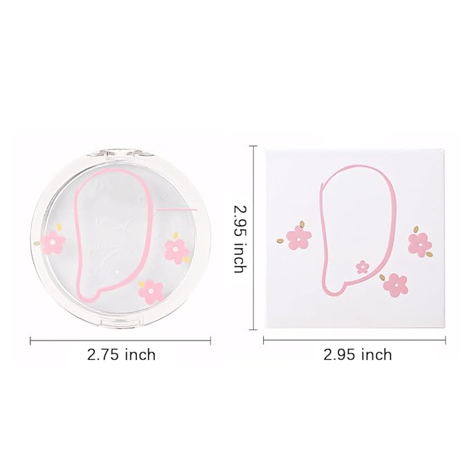 Face Oil Control Pressed Setting Powder-Clarifying Finishing Powder,Waterproof Long Lasting Translucent Powder Setting Powder Makeup,Blurs Fine Lines&Imperfections,Suitable for All-Day Use-BrightBean Baby