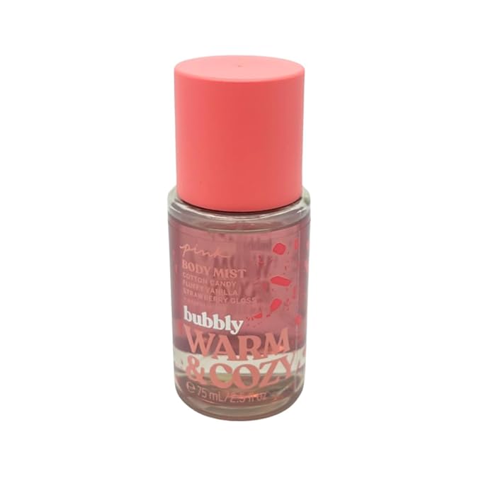 Victoria's Secret Pink Bubbly Body Mist Travel Size 2.5 fl oz (Warm & Cozy and Fresh & Clean)-BrightBean Baby