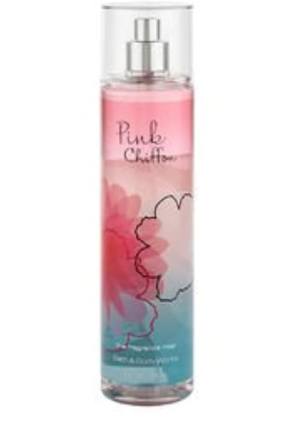 Bath and Body Works Pink Chiffon Fine Fragrance Mist 8 Ounce Tall Rounded Bottle-BrightBean Baby