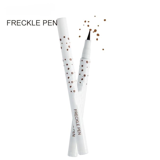Freckle Pen 4 Colors Natural Freckle Pen Fake Freckle Pen Waterproof Long Lasting Soft Spots Natural Relaxing Sun Makeup (Chestnut)-BrightBean Baby