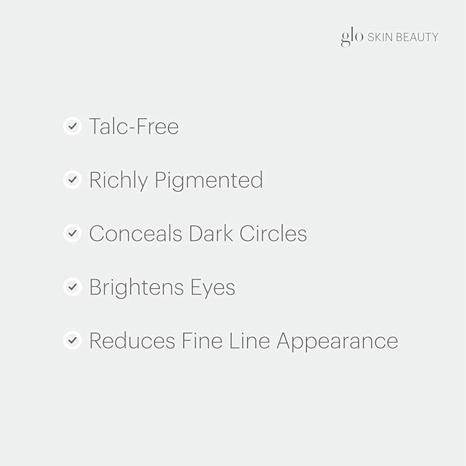 Glo Skin Beauty Under Eye Concealer Makeup with Duo Shades for Custom Blending - Corrects & Conceals Dark Circles & Redness - Buildable Longwearing Coverage (Honey)-BrightBean Baby