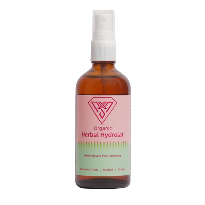 Organic Rosemary, Burdock Root, Ginseng & Mint Spray – Infused with Vitamins & Oregano – Revitalizing Herbal Tonic for Scalp, Skin & Body – Natural Plant-Based Wellness Mist