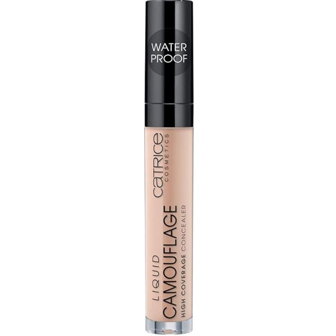 Catrice Liquid Camouflage High Coverage Concealer, Concealer Pen, Lasts 12 Hours, No.020 Light Beige, Nude for Combination Skin, for Blemished Skin, Long Lasting, Vegan, Oil-Free, Waterproof (5ml)-BrightBean Baby