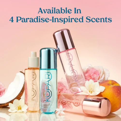Kopari Hair & Body Mist Kaanapali Coast, Long-Lasting Clean Creamy Coconut Scent, Blend of Sweet Coconut Milk and Vanilla, Hints of Warm Spice, 4 oz-BrightBean Baby