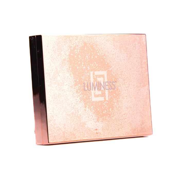 LUMINESS Face Time Essentials Face Palette - Includes Bronzer, Blush, Highlighter, Face Powder and 6 Eyeshadows - Highly Pigmented, Long-Wearing Makeup Palette - Silky Smooth, Easy to Blend-BrightBean Baby