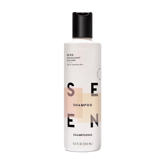 SEEN Shampoo - Scented - Non-Comedogenic & Sulfate-Free Hair Shampoo- Dermatologist-Developed - Safe for Sensitive & Acne Prone Skin-BrightBean Baby