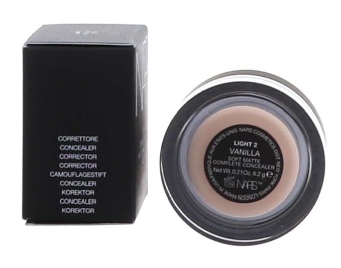 NARS Soft Matte Complete Concealer Light 2 Vanilla 1276-BrightBean Baby
