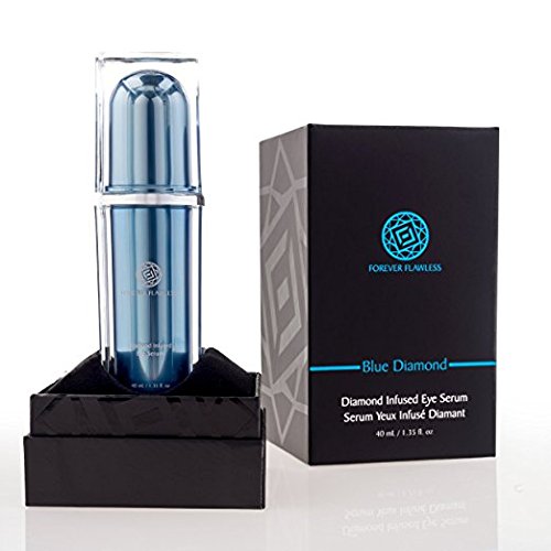 Forever Flawless Diamond Infused Eye Serum. Blue Diamond Eye Serum Formulated to Diminish Puffiness, Bags, Dark Circles, Wrinkles, and Fine-Lines around the Eyes.-BrightBean Baby