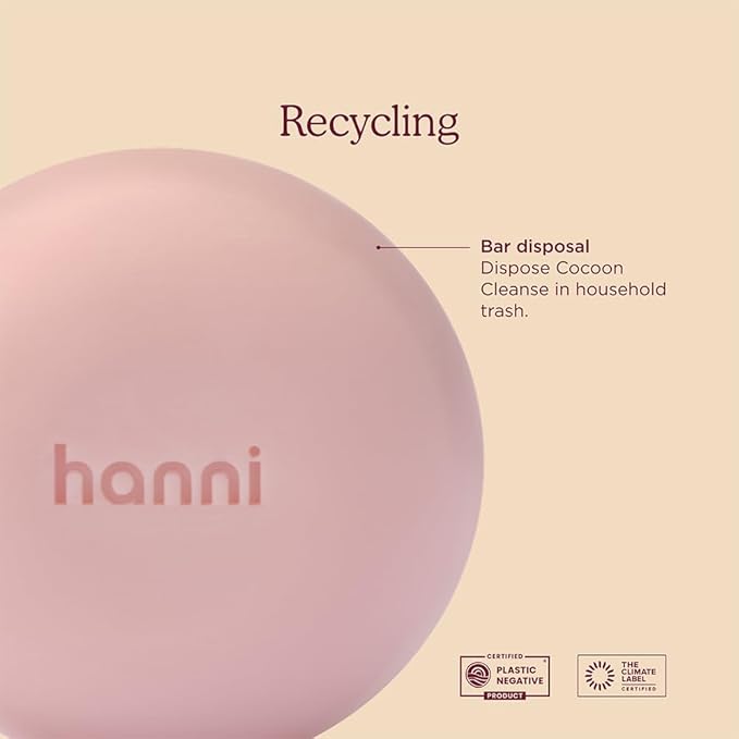 HANNI Cocoon Cleanse Serum with Shea Butter, Soap-Free Body Wash and Shaving Cream Replacement, Hydrating Cleanser with Eucalyptus, 3.7 oz-BrightBean Baby