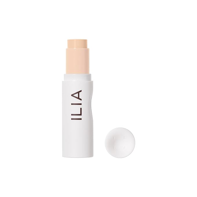 ILIA - Skin Rewind Complexion Stick - Foundation + Concealer + Skincare | Non-Toxic, Vegan, Cruelty-Free, Clean Makeup (3W - Spruce, 0.35 oz | 10 g)-BrightBean Baby