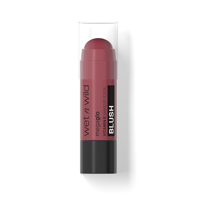 wet n wild Mega Glo Makeup Stick, Buildable Color, Versatile Use, Cruelty-Free & Vegan - Current Jam-BrightBean Baby