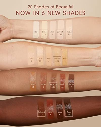 Monika Blunder Beauty - Blunder Cover Foundation Concealer - Shade: 3.5 - Drei.5 - Light/Medium, Neutral with Subtle Pink Undertones - Clean Beauty, All-In-One, Cruelty-Free - 0.62 oz-BrightBean Baby