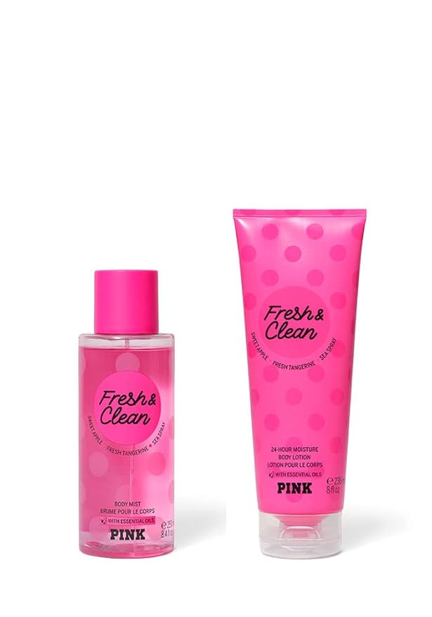 Victoria's Secret Pink Fresh & Clean Mist & Lotion Set-BrightBean Baby