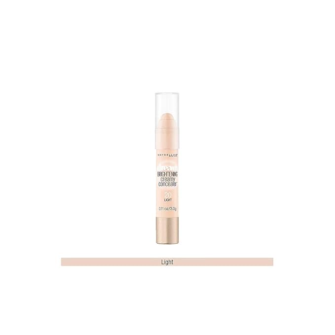 Maybelline New York Dream Brightening Creamy Concealer, Light, 0.11 oz.-BrightBean Baby