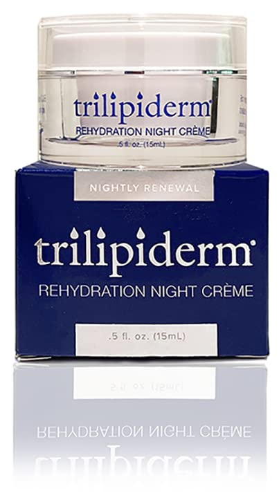 Trilipiderm Rehydration Night Crème .5oz Travel Size Night Rejuvenation with Anti-Aging Hyaluronic Acid and Retinol-BrightBean Baby