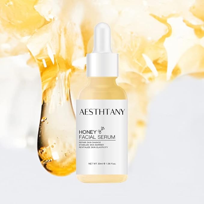 Honey Hyaluronic Acid Face Serum, 30ml / 1.06 fl.oz | Honey Purity 30% | Vit E - Anti Aging Facial Serum for Skin Care | Face Serum for Women | for All Skin Type-BrightBean Baby