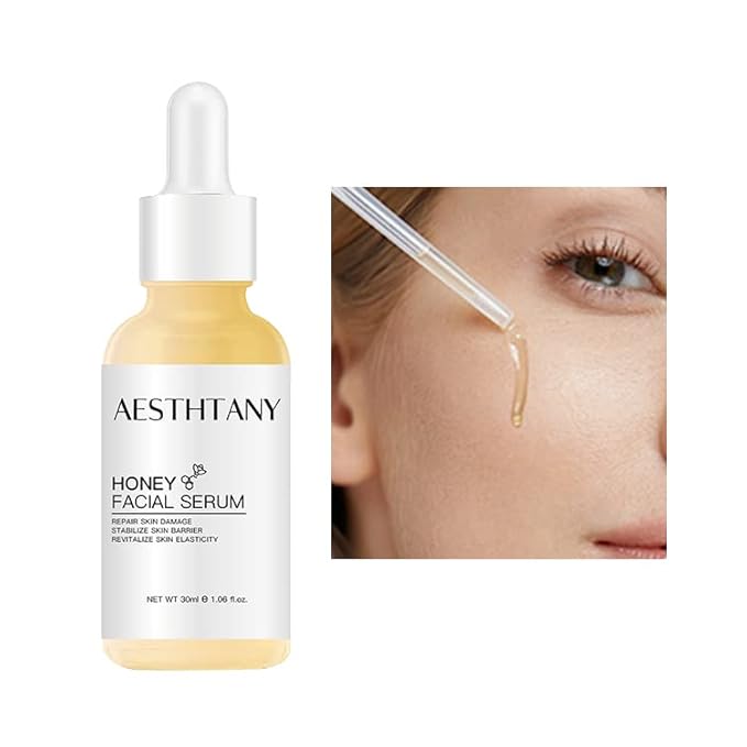 Honey Hyaluronic Acid Face Serum, 30ml / 1.06 fl.oz | Honey Purity 30% | Vit E - Anti Aging Facial Serum for Skin Care | Face Serum for Women | for All Skin Type-BrightBean Baby