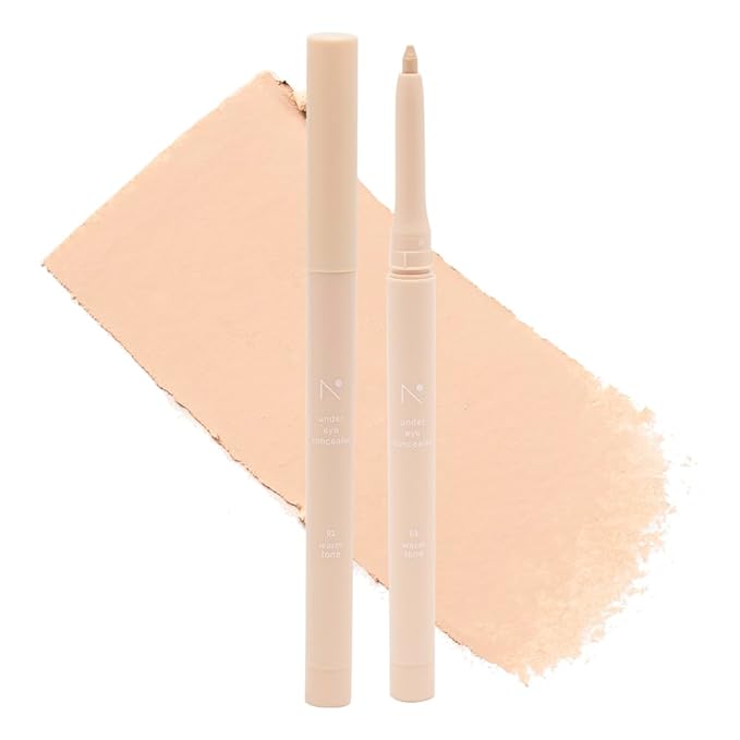 Under Eye Highlighter Pencil (01 warm) | Nobev Under Eye Concealer Pencil for Flawless Coverage | Korean Aegyo Sal Highlighter-BrightBean Baby