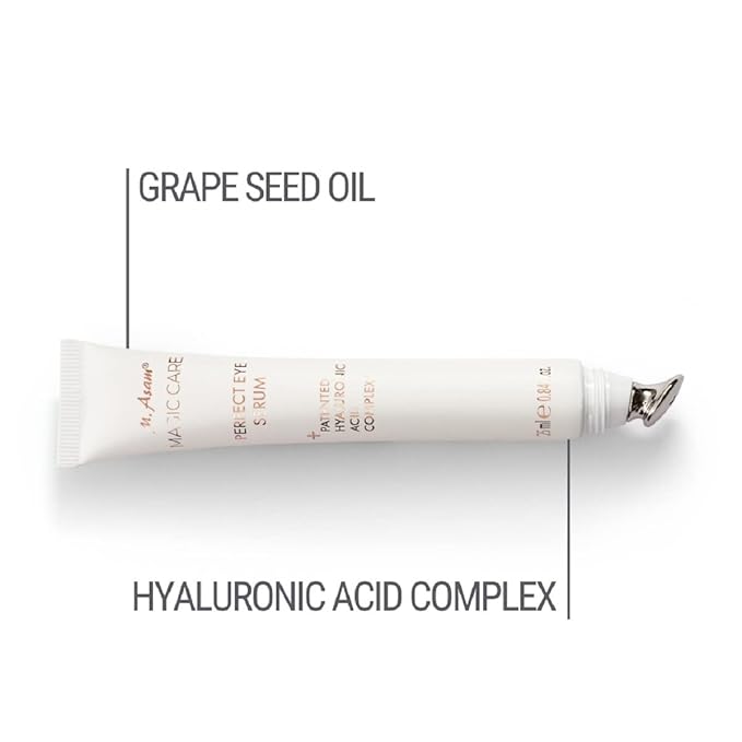 M. Asam MAGIC CARE Perfect Eye Serum - eye serum with 360° tightening effect, effectively fights puffiness & dark circles, tightens the eyelid, eye care with hyaluronic acid complex, 0.84 Fl Oz-BrightBean Baby
