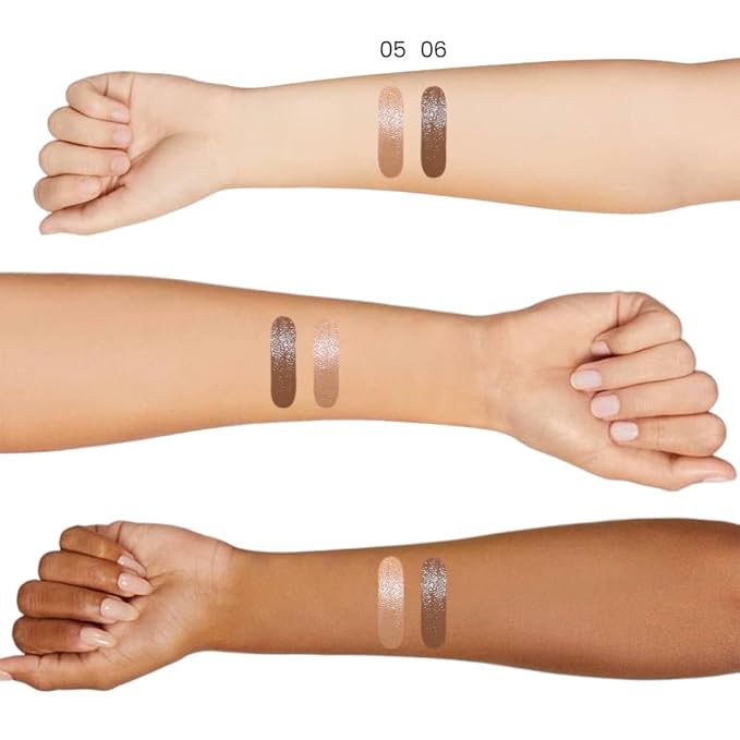 2 Pack Liquid Foundation Cream for Face Makeup,Durable Full Coverage Matte Concealer Make Up,Oil Control & Waterproof Base Primer -0.35+0.35 Fl.Oz (05+06#)-BrightBean Baby