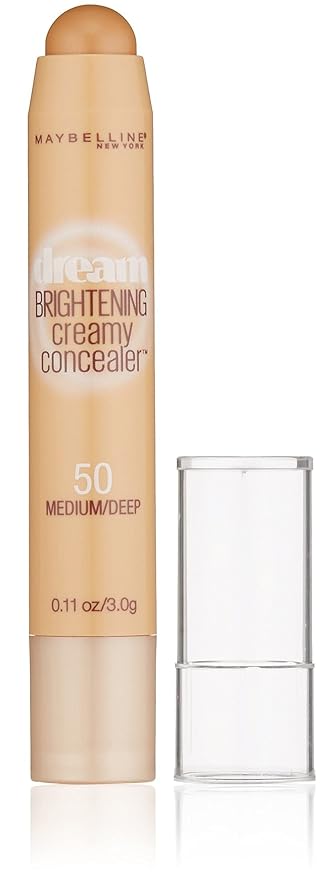 Maybelline New York Dream Brightening Creamy Concealer, Medium/Deep, 0.11 oz.-BrightBean Baby
