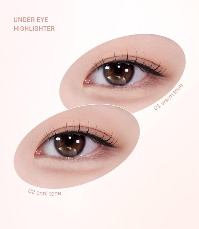 Under Eye Highlighter Pencil (01 warm) | Nobev Under Eye Concealer Pencil for Flawless Coverage | Korean Aegyo Sal Highlighter-BrightBean Baby