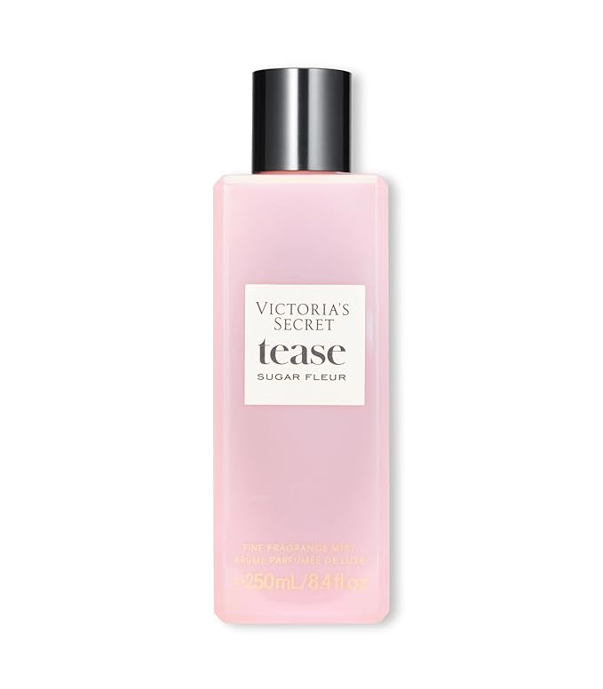 Victoria's Secret Tease Sugar Fleur Fragrance Mist, Notes of Fresh Apple, Floral Bud and Pink Caramel, Body Spray for Women (8.4 oz)-BrightBean Baby