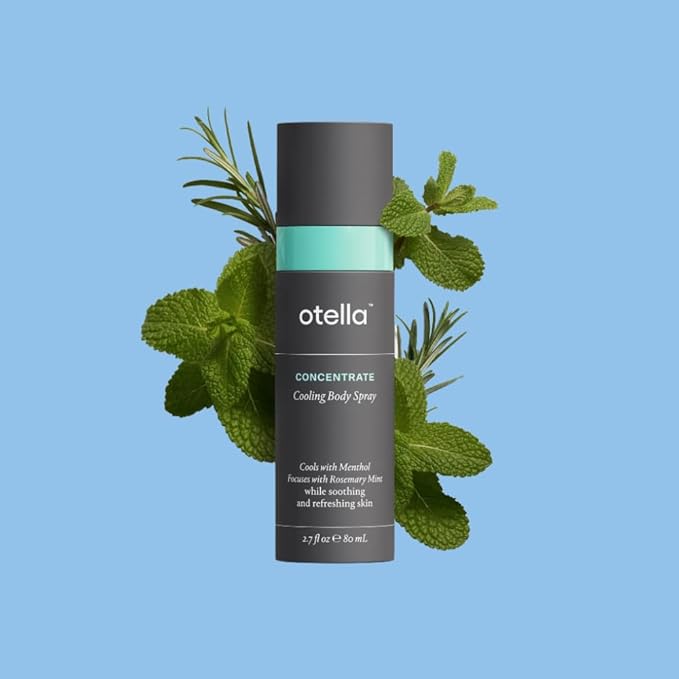 Cooling Body Spray with Menthol and Aromatherapy Rosemary Mint Scent to help you Concentrate, 2.7 oz. | Anytime Immediate Heat Relief | TSA Approved | Gluten Free | Vegan | Paraben Free