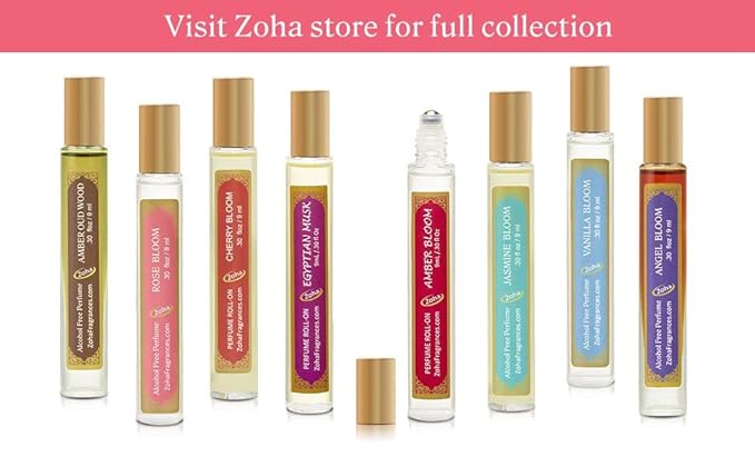 Zoha Jasmine Bloom - Jasmine Perfume for Women and Men, Alcohol Free Perfume Oil Roll On and Fragrance Mist-BrightBean Baby