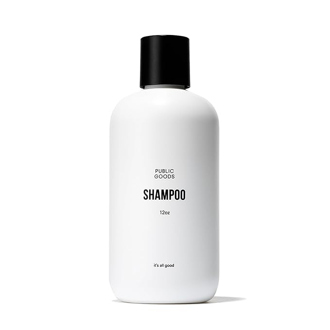 Public Goods Shampoo for Women & Men | Natural Gentle Shampoo to Cleanse & Nourish All Hair Types | Made with Organic Essential Oils | Sulfate & Paraben Free | Vegan | Made in Canada | 12 Fl Oz Bottle-BrightBean Baby